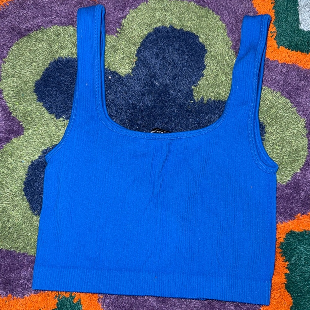 Zara Ribbed Crop Tank